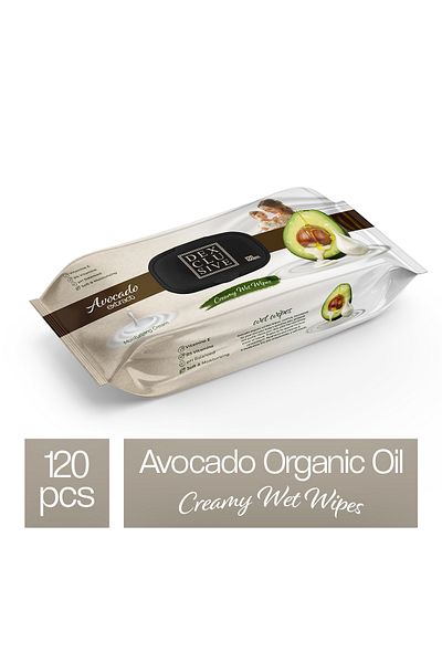 DEXCLUSIVE Wet Towel Avocado 120 Pieces