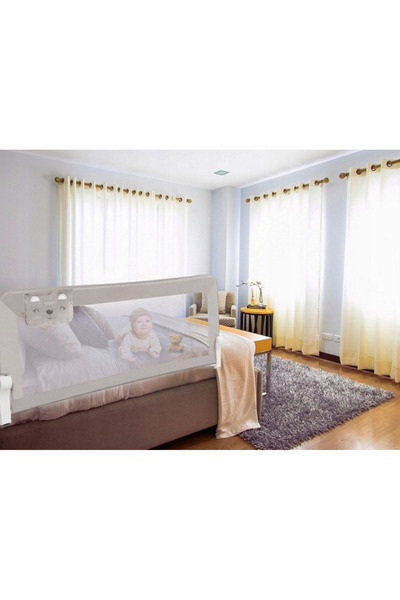 ideal STORE Safe Guard idealSTORE Crib Protection Barrier, Dimensions 150 x 35 x 66 cm, Includes Seat Belts