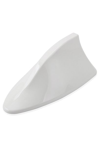 ideal STORE Universal Car Antenna Shark Tail, white IdealStore, 7.5 x 17 x 6 cm, efficient radio reception