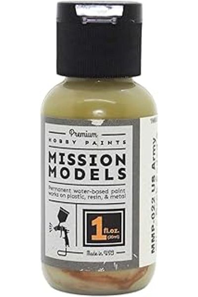 NETWORK ART Mission Models Models Mmp-022 Us Army Olive Drab Faded 3 Acrylic Paint 1 oz (30 ml)