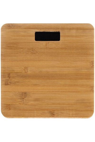 ideal STORE idealSTORE Digital Wooden Scale, Dimensions 28 x 28 x cm, Made of bamboo, LED screen, Pic