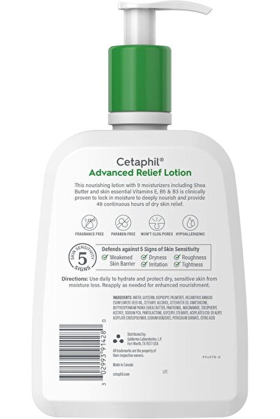 Cetaphil Complete Body Lotion for Normal Skin, Shea Butter for Sensitive Skin...