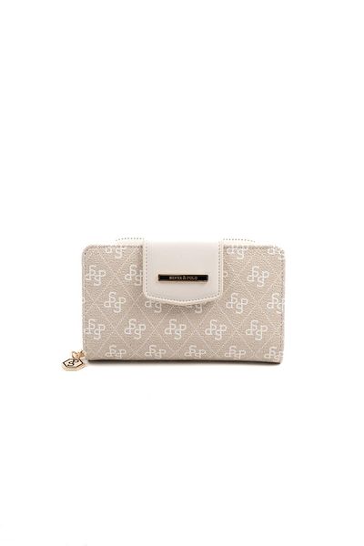 Silver Polo Silver & Polo Stone - Bone Sp1202 Women's Wallet & Card Holder