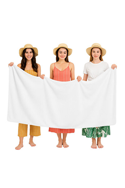 Fabienne Oversized Beach Towel 100x200cm Microfiber Pool Towel Soft & Large Bath Sheet, Spa Towel