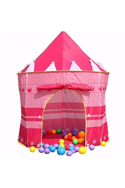 İSP ISP LikeSmart Cubby House Children's Play Tent, Easy to Install, 100 Colorful Balls + Cover