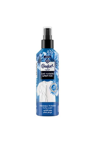Comfort Iris and Jasmine Freshly Scented Anti-Wrinkle Spray for Clothes