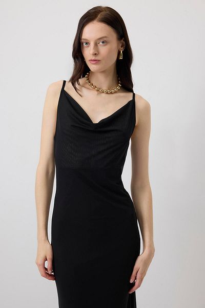 Touché Privé Degaje Collar Strap Dress