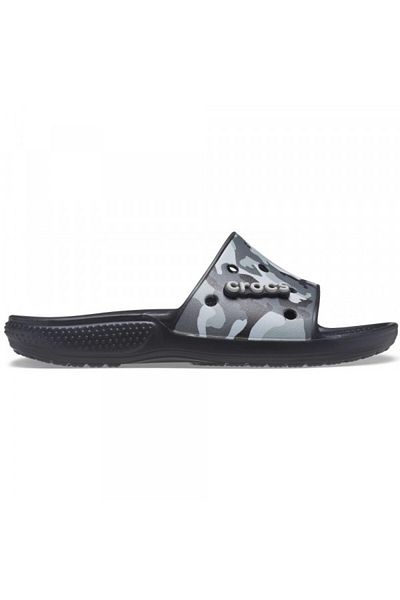 Crocs Classic Crocs Printed Camo Slide Slippers Black - Black 37-38 EU - M5/W7 US