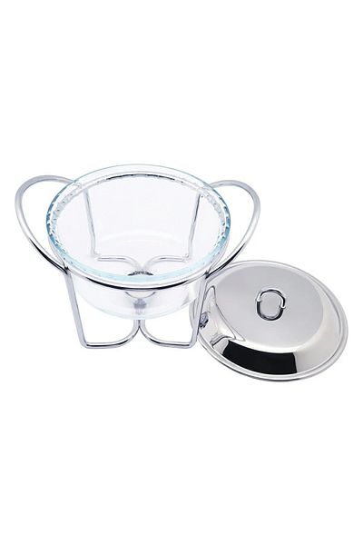 Voyager Silver 2L Candle Buffet Warmer