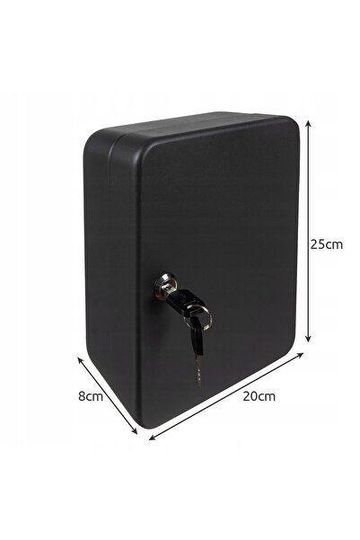 ideal STORE idealSTORE Key Storage Box, Iron, with Lock, Contains 48 Colorful Identifiers that can