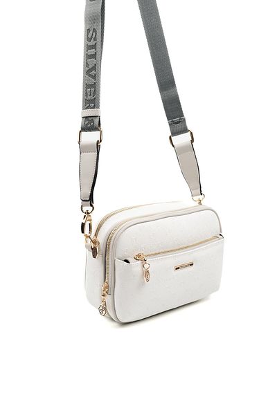 Silver Polo Silver & Polo White - A.grey SP1162 Geantă de damă