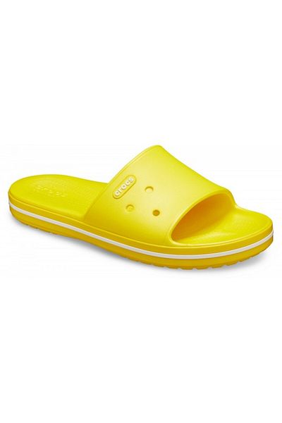 Crocs Crocband III Slide Slippers 46-47 EU - M12 US Yellow - Lemon/White