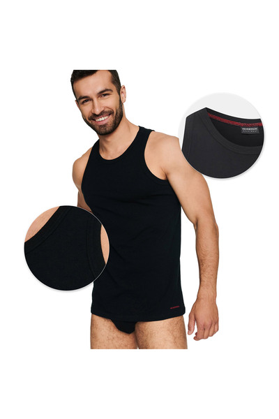 Henderson Men's Classic Undershirt Camisole Tank Top Cotton & Elastane | Brass