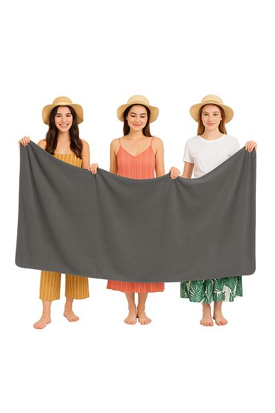 Fabienne Oversized Beach Towel 100x200cm Microfiber Pool Towel Soft & Large Bath Sheet, Spa Towel