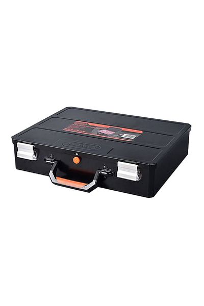 Tactix Heavy Duty Steel Organiser Case with Comfort-Grip Handle