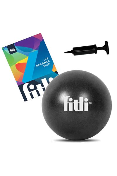 Fitli Minge fitness 22cm,pompa inclusa, Negru