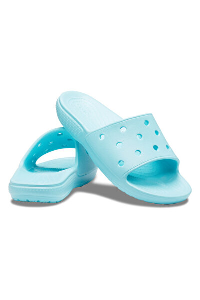 Crocs Papuci Classic Slide Iconic Comfort - Albastru Ice