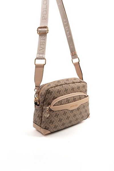 Silver Polo Silver & Polo Dark Beige - Ten Sp1201 Women's Crossbody Bag