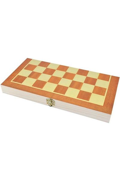 ideal STORE idealSTORE Wooden Chess Board, Dimensions 28 x 28 cm, Elegant, Resistant, Helps Development