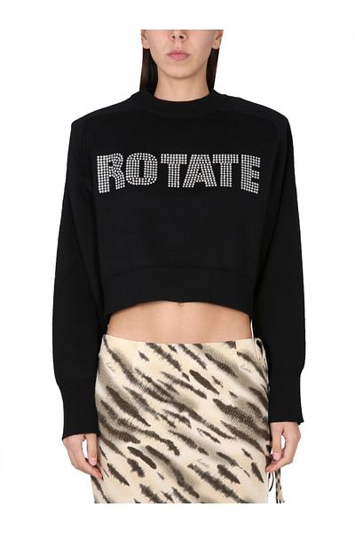 Rotate birger christensen Cropped Shirt With Logo