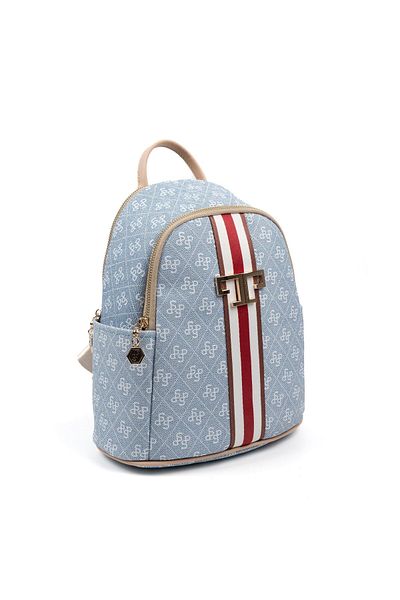 Silver Polo Rucsac de damă Silver & Polo Blue - Ten SP1161