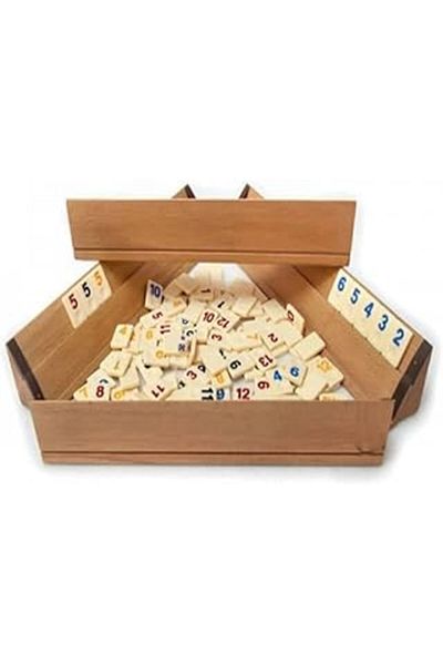 AMAZON TOHUM Vip Wooden Okey Set