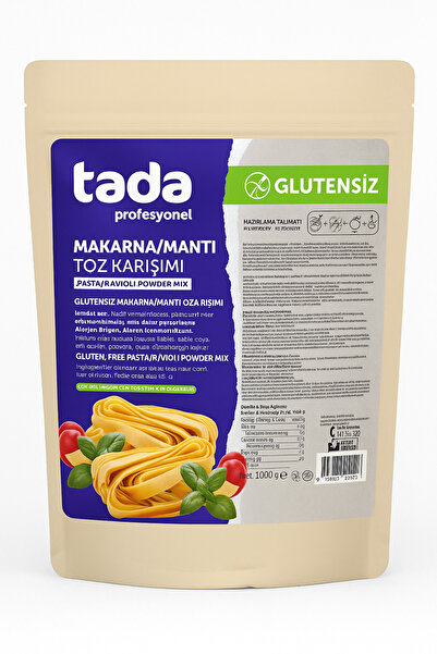 Tada Profesyonel Glutensiz Makarna / Mantı Toz Karışımı 1 kg