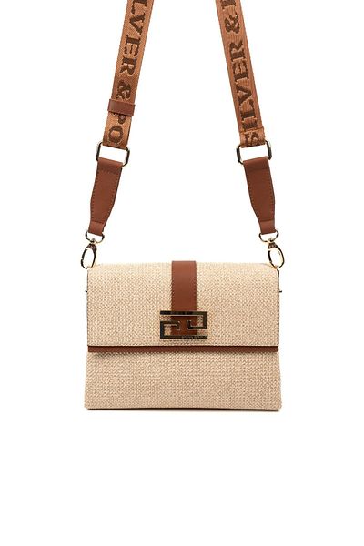 Silver Polo Silver & Polo Beige - Tan Sp1009 Women's Crossbody Bag