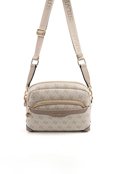 Silver Polo Silver & Polo Beige - Sand Sp1201 Women's Crossbody Bag