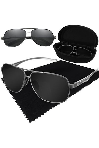 ideal STORE SunGlasses idealSTORE Polarized Sunglasses, UV 400 Filter, Shock Absorption Mechanism