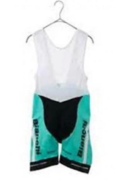Bianchi Leggings with Suspenders Reporte Corse Celeste/Black/White Size S C9501782