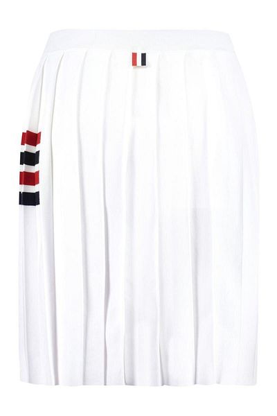 THOM BROWNE Fustă tricotată plisată Thom Browne