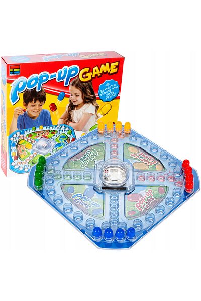 ideal STORE POP-UP Family Game Game idealStore, Colorful Game Board, Dimensions 26 x 26 cm, 16 Colorful Pieces