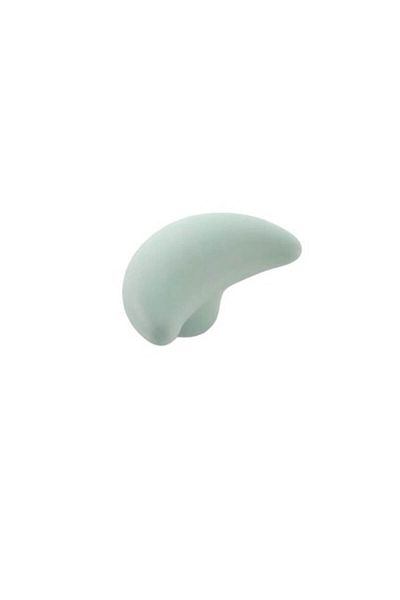The Casius. Maner tip buton din ceramica pentru dulap sau sertar, model Luna, culoarea verde