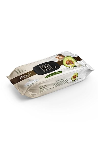 DEXCLUSIVE Wet Towel Avocado 120 Pieces
