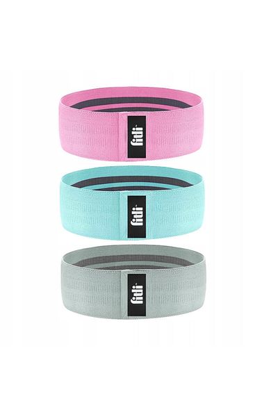 Fitli Set 3 benzi elastice din material textil, Level 1
