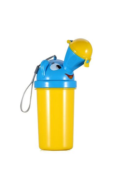 Little Mom Pisoar pentru baieti, Little Mom, portabil si reutilizabil, cu sistem anticurgere, capacitate 500 ml