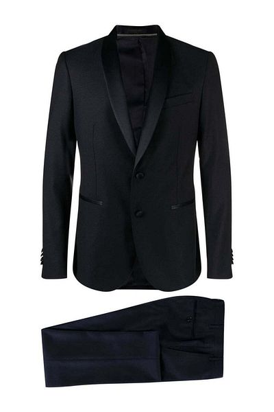 Corneliani Corneliani Single-Breasted Slim-Cut Dinner Suit