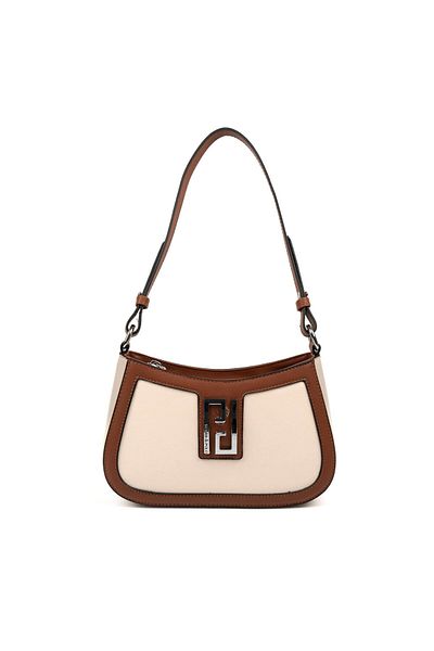 Silver Polo Silver & Polo Beige - Geantă de damă Taba SP1132