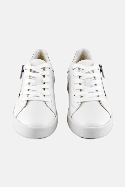 Geox Women D Blomiee E Lace Up Sneakers, White