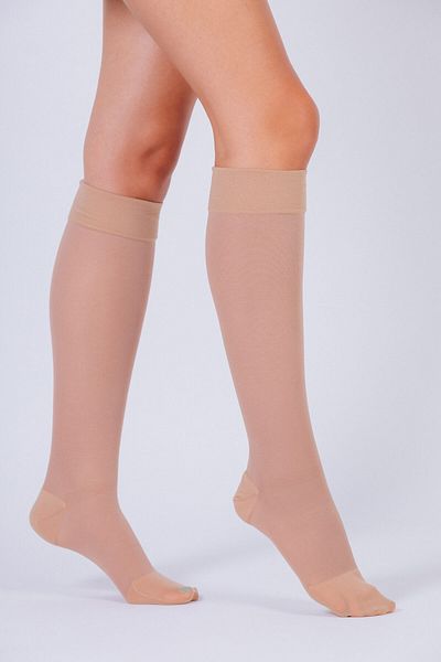 İSP Ciorapi Compresivi Medicali "VARILEGS V-8", Pana la Genunchi, Grad de compresie 18-22 MmHg, S, 32 3