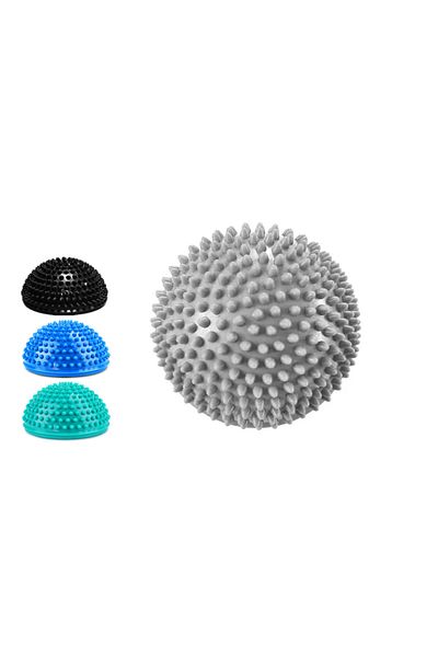 Fitli Set of two sensory hemispheres for balance exercises, 16 cm, gray