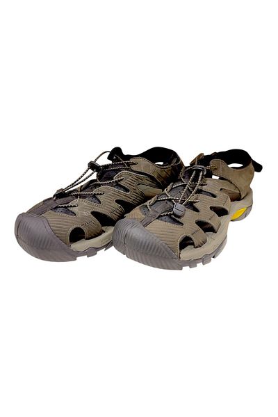 Greyder 18540 Khaki Genuine Leather Men's Sandals