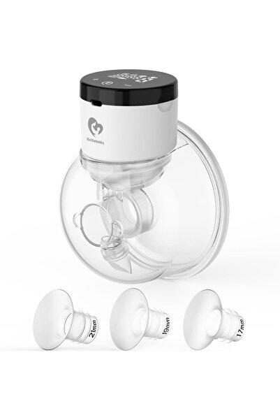 Generic مضخة ثدي كهربائية قابلة للارتداء بدون استخدام اليدين من بيلا بيبي، 4 أوضاع، 9 مستويات، 6 أونصة (24/21/19/17 مم)