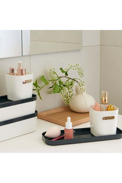 Orthex SmartStore Compact Mini storage box, White, 9.8x9.4x10.2 cm