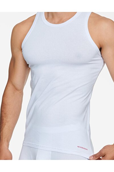 Henderson Men's Classic Undershirt Camisole Tank Top Cotton & Elastane | Brass