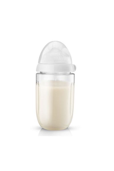 ideal STORE Capac cu tetina pentru biberon MixBaby IdealStore, Potrivit pentru recipientul de lapte sau piureuri