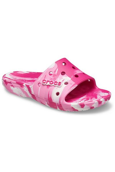 Crocs Classic Crocs Marbled Slide Slippers 41-42 EU - M8/W10 US Pink - Candy Pink/Pink Lemonade
