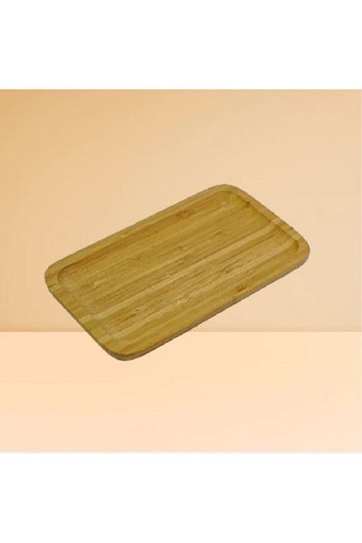 BASURRAH Small wooden bamboo serving platter