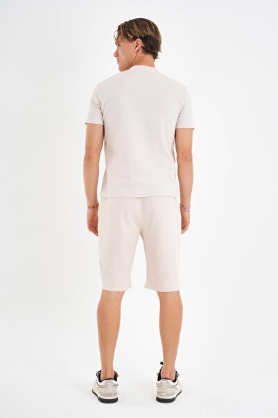 ALEXANDERGARDI Tie-Up T-Shirt-Shorts Set with Pockets